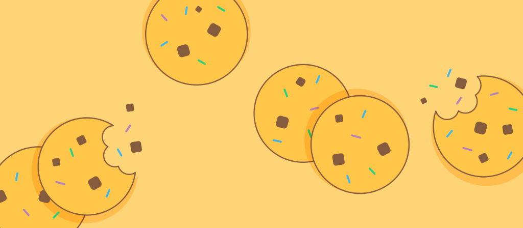 Illustration von mehreren Cookies, die die Post-Cookie-Ära darstellen